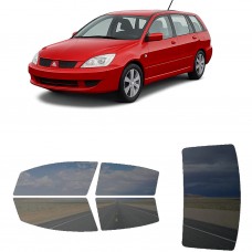 לרכב Mitsubishi Lancer Sport Back Station Wagon 2004 ציפוי חלונות שחורים רב פעמי סיליקון לחלונות קדמיים, אחוריים ולחלון האחורי