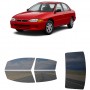 לרכב Mitsubishi Mirage Sedan 1997 ציפוי חלונות שחורים רב פעמי סיליקון לחלונות קדמיים, אחוריים ולחלון האחורי
