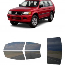 לרכב Mitsubishi Montero Sport SUV 1997 ציפוי חלונות שחורים רב פעמי סיליקון לחלונות קדמיים, אחוריים ולחלון האחורי