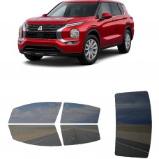 לרכב Mitsubishi Outlander ES 2022 ציפוי חלונות שחורים רב פעמי סיליקון לחלונות קדמיים, אחוריים ולחלון האחורי