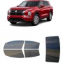 לרכב Mitsubishi Outlander ES 2022 ציפוי חלונות שחורים רב פעמי סיליקון לחלונות קדמיים, אחוריים ולחלון האחורי