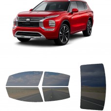 לרכב Mitsubishi Outlander Phev GT 2022 ציפוי חלונות שחורים רב פעמי סיליקון לחלונות קדמיים, אחוריים ולחלון האחורי