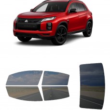 לרכב Mitsubishi Outlander Sport (Canadian RVR) BE 2021 ציפוי חלונות שחורים רב פעמי סיליקון לחלונות קדמיים, אחוריים ולחלון האחורי