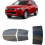 לרכב Mitsubishi Outlander Sport SUV 2011 ציפוי חלונות שחורים רב פעמי סיליקון לחלונות קדמיים, אחוריים ולחלון האחורי