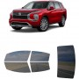 לרכב Mitsubishi Outlander SUV 2022 ציפוי חלונות שחורים רב פעמי סיליקון לחלונות קדמיים, אחוריים ולחלון האחורי
