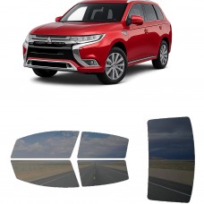 לרכב Mitsubishi Outlanderphev Phev 2018 ציפוי חלונות שחורים רב פעמי סיליקון לחלונות קדמיים, אחוריים ולחלון האחורי