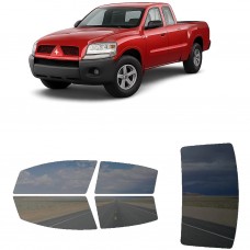 לרכב Mitsubishi Raider Extd Pickup 2006 ציפוי חלונות שחורים רב פעמי סיליקון לחלונות קדמיים, אחוריים ולחלון האחורי