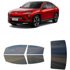 לרכב NIO EC6 2021 ציפוי חלונות שחורים רב פעמי סיליקון לחלונות קדמיים, אחוריים ולחלון האחורי