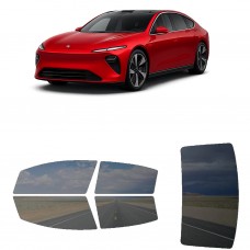 לרכב NIO ET7 2022 ציפוי חלונות שחורים רב פעמי סיליקון לחלונות קדמיים, אחוריים ולחלון האחורי