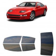 לרכב Nissan 300ZX TwodoorCoupe 1990 ציפוי חלונות שחורים רב פעמי סיליקון לחלונות קדמיים, אחוריים ולחלון האחורי