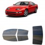 לרכב Nissan 300ZX TwodoorCoupe 1990 ציפוי חלונות שחורים רב פעמי סיליקון לחלונות קדמיים, אחוריים ולחלון האחורי