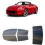לרכב Nissan 370Z Convertible 2010 ציפוי חלונות שחורים רב פעמי סיליקון לחלונות קדמיים, אחוריים ולחלון האחורי