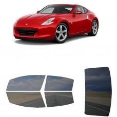 לרכב Nissan 370Z Coupe 2009 ציפוי חלונות שחורים רב פעמי סיליקון לחלונות קדמיים, אחוריים ולחלון האחורי