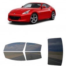 לרכב Nissan 370Z TwodoorCoupe 2009 ציפוי חלונות שחורים רב פעמי סיליקון לחלונות קדמיים, אחוריים ולחלון האחורי