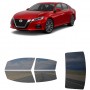 לרכב Nissan Altima Platinum 2022 ציפוי חלונות שחורים רב פעמי סיליקון לחלונות קדמיים, אחוריים ולחלון האחורי