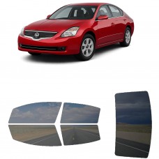 לרכב Nissan Altima Sedan 2007 ציפוי חלונות שחורים רב פעמי סיליקון לחלונות קדמיים, אחוריים ולחלון האחורי