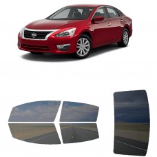 לרכב Nissan Altima Sedan 2013 ציפוי חלונות שחורים רב פעמי סיליקון לחלונות קדמיים, אחוריים ולחלון האחורי