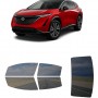 לרכב Nissan Ariya SUV 2023 ציפוי חלונות שחורים רב פעמי סיליקון לחלונות קדמיים, אחוריים ולחלון האחורי