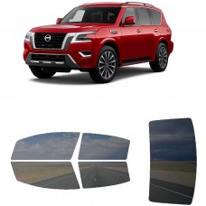 לרכב Nissan Armada Platinum 2022 ציפוי חלונות שחורים רב פעמי סיליקון לחלונות קדמיים, אחוריים ולחלון האחורי