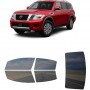 לרכב Nissan Armada SUV 2017 ציפוי חלונות שחורים רב פעמי סיליקון לחלונות קדמיים, אחוריים ולחלון האחורי