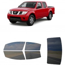 לרכב Nissan Frontier CrewPickup 2005 ציפוי חלונות שחורים רב פעמי סיליקון לחלונות קדמיים, אחוריים ולחלון האחורי
