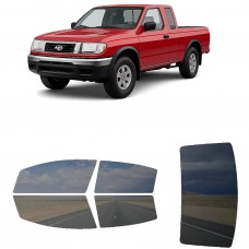 לרכב Nissan Frontier ExtdPickup 1998 ציפוי חלונות שחורים רב פעמי סיליקון לחלונות קדמיים, אחוריים ולחלון האחורי
