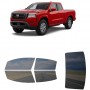 לרכב Nissan Frontier ExtdPickup 2023 ציפוי חלונות שחורים רב פעמי סיליקון לחלונות קדמיים, אחוריים ולחלון האחורי