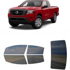 לרכב Nissan Frontier S 2022 ציפוי חלונות שחורים רב פעמי סיליקון לחלונות קדמיים, אחוריים ולחלון האחורי