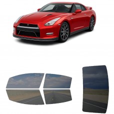 לרכב Nissan GTR 2015 ציפוי חלונות שחורים רב פעמי סיליקון לחלונות קדמיים, אחוריים ולחלון האחורי