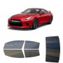 לרכב Nissan GTR 2022 ציפוי חלונות שחורים רב פעמי סיליקון לחלונות קדמיים, אחוריים ולחלון האחורי