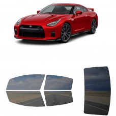 לרכב Nissan GTR 2024 ציפוי חלונות שחורים רב פעמי סיליקון לחלונות קדמיים, אחוריים ולחלון האחורי