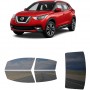 לרכב Nissan KICKS 2018 ציפוי חלונות שחורים רב פעמי סיליקון לחלונות קדמיים, אחוריים ולחלון האחורי