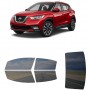 לרכב Nissan KICKS SUV 2018 ציפוי חלונות שחורים רב פעמי סיליקון לחלונות קדמיים, אחוריים ולחלון האחורי