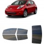 לרכב Nissan Leaf Hatchback 2011 ציפוי חלונות שחורים רב פעמי סיליקון לחלונות קדמיים, אחוריים ולחלון האחורי