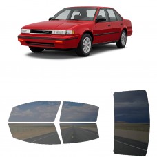 לרכב Nissan Maxima Sedan 1989 ציפוי חלונות שחורים רב פעמי סיליקון לחלונות קדמיים, אחוריים ולחלון האחורי