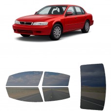 לרכב Nissan Maxima Sedan 1995 ציפוי חלונות שחורים רב פעמי סיליקון לחלונות קדמיים, אחוריים ולחלון האחורי