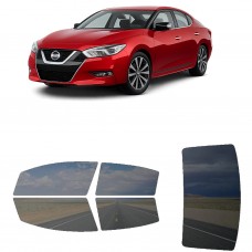 לרכב Nissan Maxima Sedan 2016 ציפוי חלונות שחורים רב פעמי סיליקון לחלונות קדמיים, אחוריים ולחלון האחורי