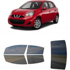 לרכב Nissan Micra(CanadaOnly) 2018 ציפוי חלונות שחורים רב פעמי סיליקון לחלונות קדמיים, אחוריים ולחלון האחורי