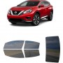 לרכב Nissan Murano 2015 ציפוי חלונות שחורים רב פעמי סיליקון לחלונות קדמיים, אחוריים ולחלון האחורי