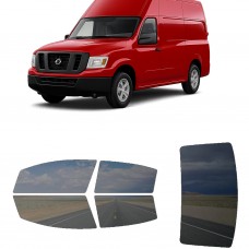 לרכב Nissan NV 2012 ציפוי חלונות שחורים רב פעמי סיליקון לחלונות קדמיים, אחוריים ולחלון האחורי