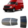 לרכב Nissan NV 2012 ציפוי חלונות שחורים רב פעמי סיליקון לחלונות קדמיים, אחוריים ולחלון האחורי
