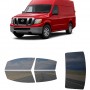לרכב Nissan NV 2500HD 2021 ציפוי חלונות שחורים רב פעמי סיליקון לחלונות קדמיים, אחוריים ולחלון האחורי