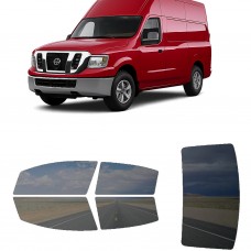 לרכב Nissan NV 3500HD 2021 ציפוי חלונות שחורים רב פעמי סיליקון לחלונות קדמיים, אחוריים ולחלון האחורי