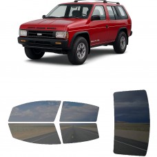 לרכב Nissan Pathfinder 1990 ציפוי חלונות שחורים רב פעמי סיליקון לחלונות קדמיים, אחוריים ולחלון האחורי