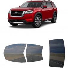 לרכב Nissan Pathfinder 2022 ציפוי חלונות שחורים רב פעמי סיליקון לחלונות קדמיים, אחוריים ולחלון האחורי
