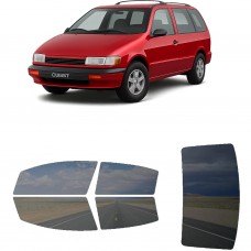 לרכב Nissan Quest MV 1993 ציפוי חלונות שחורים רב פעמי סיליקון לחלונות קדמיים, אחוריים ולחלון האחורי