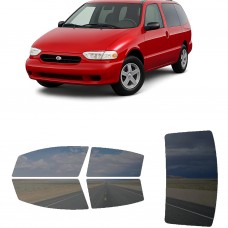 לרכב Nissan Quest MV 1999 ציפוי חלונות שחורים רב פעמי סיליקון לחלונות קדמיים, אחוריים ולחלון האחורי