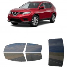 לרכב Nissan Rogue SUV 2014 ציפוי חלונות שחורים רב פעמי סיליקון לחלונות קדמיים, אחוריים ולחלון האחורי