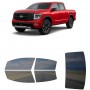 לרכב Nissan Titan PRO-4X 2021 ציפוי חלונות שחורים רב פעמי סיליקון לחלונות קדמיים, אחוריים ולחלון האחורי