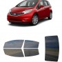 לרכב Nissan VersaNote 2014 ציפוי חלונות שחורים רב פעמי סיליקון לחלונות קדמיים, אחוריים ולחלון האחורי